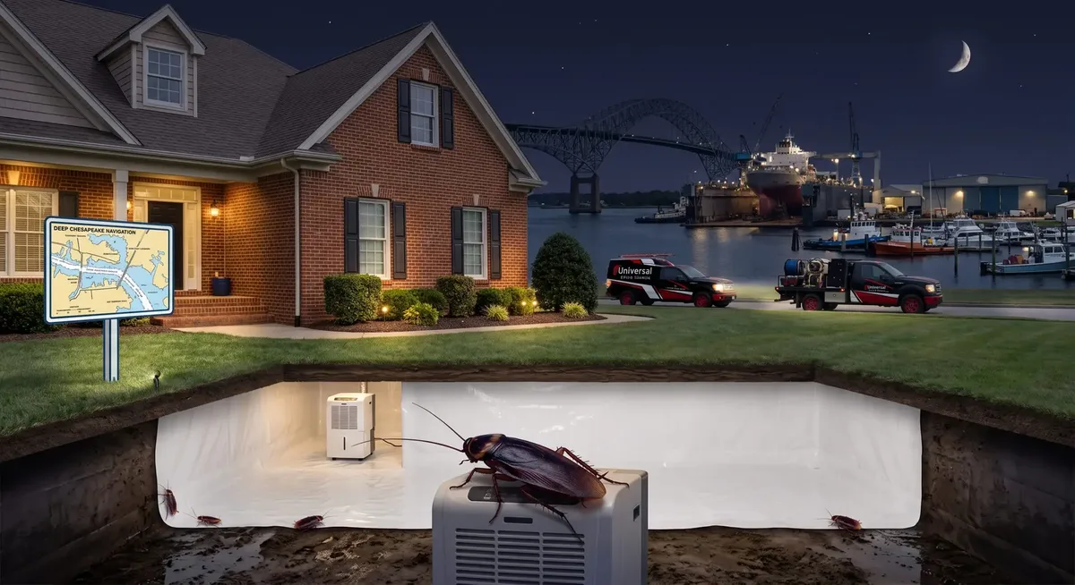 Why Do I Keep Seeing These Big “Waterbugs” in My Home in Chesapeake?