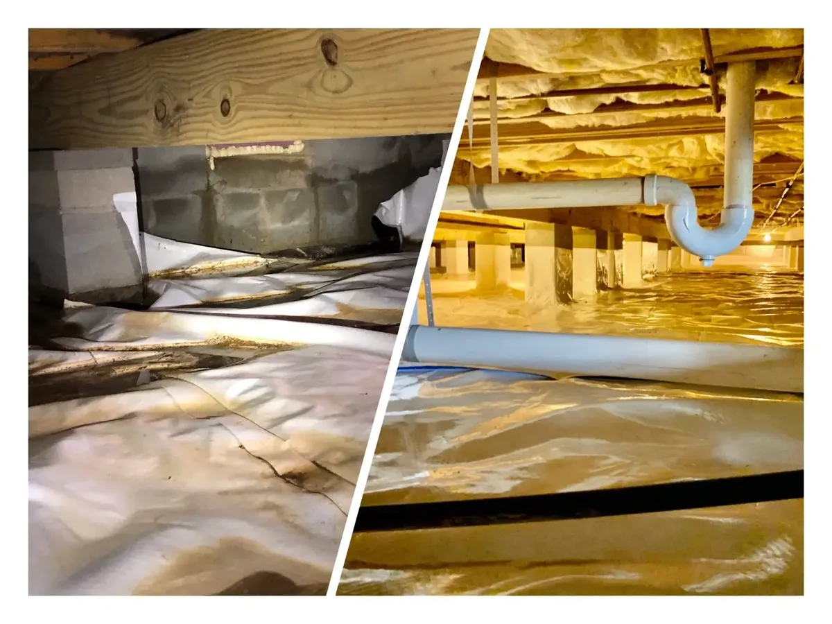 Dirty Crawl Space and the Air Your Breathe