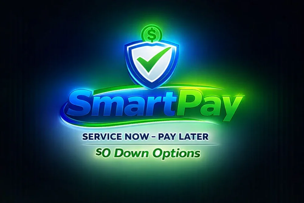 SmartPay — Service Now, Pay Later. $0 Down Options