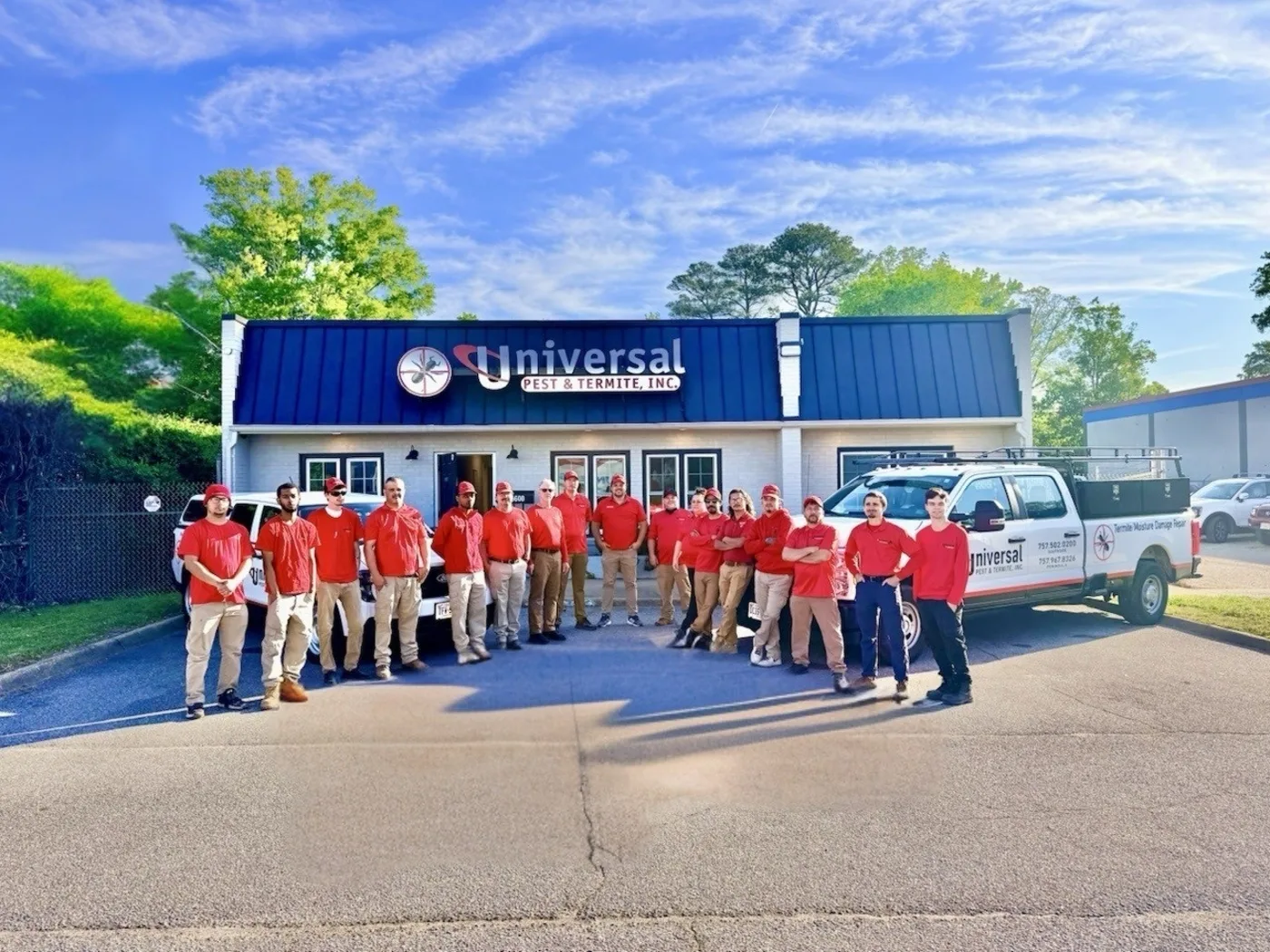 The Universal Pest & Termite team that serves York County, VA homeowners